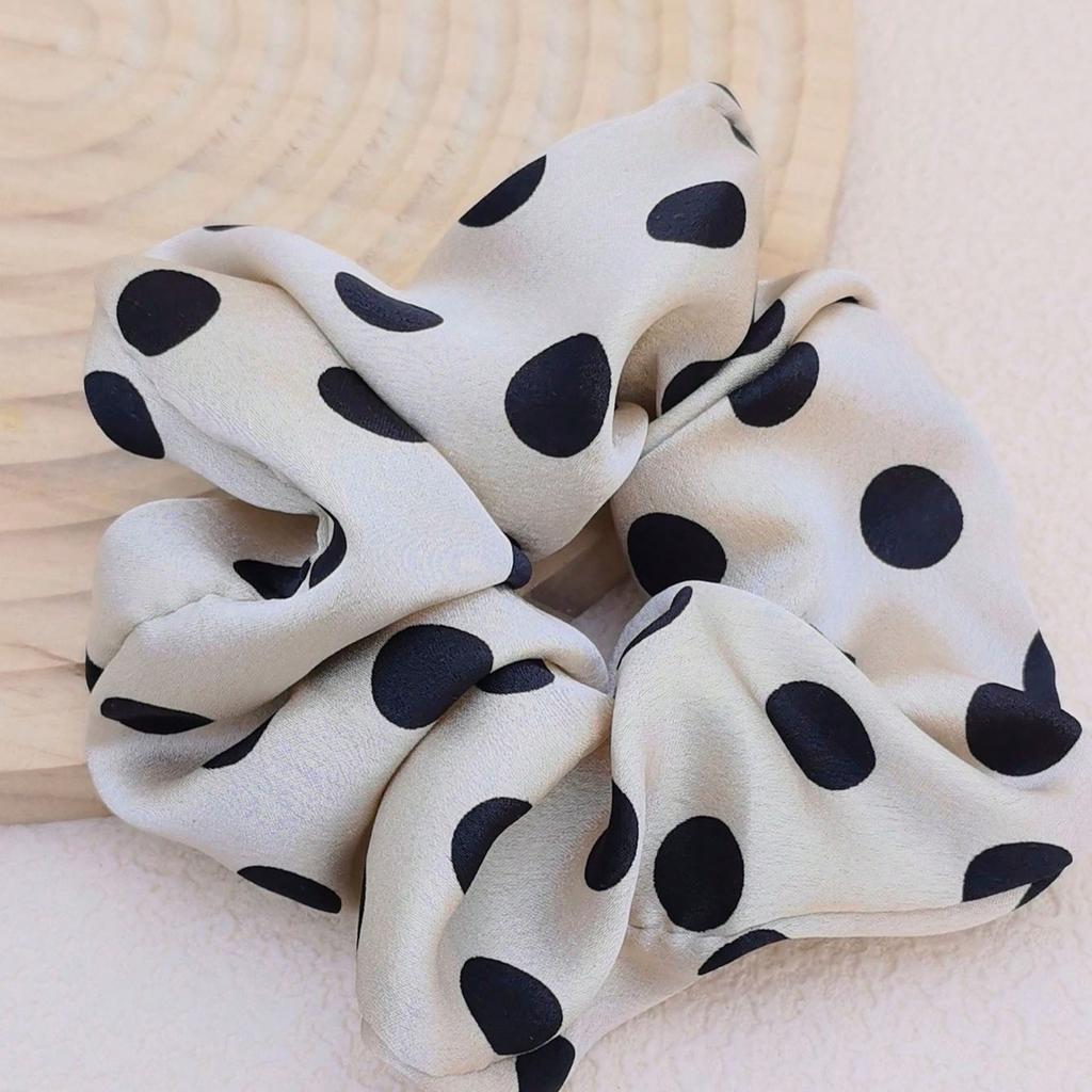 1 stk ensfarvet stribet fluorescerende scrunchie Hårtilbehør Scrunchies Hårelastikker Scrunchy Hårelastikker, Afslappet