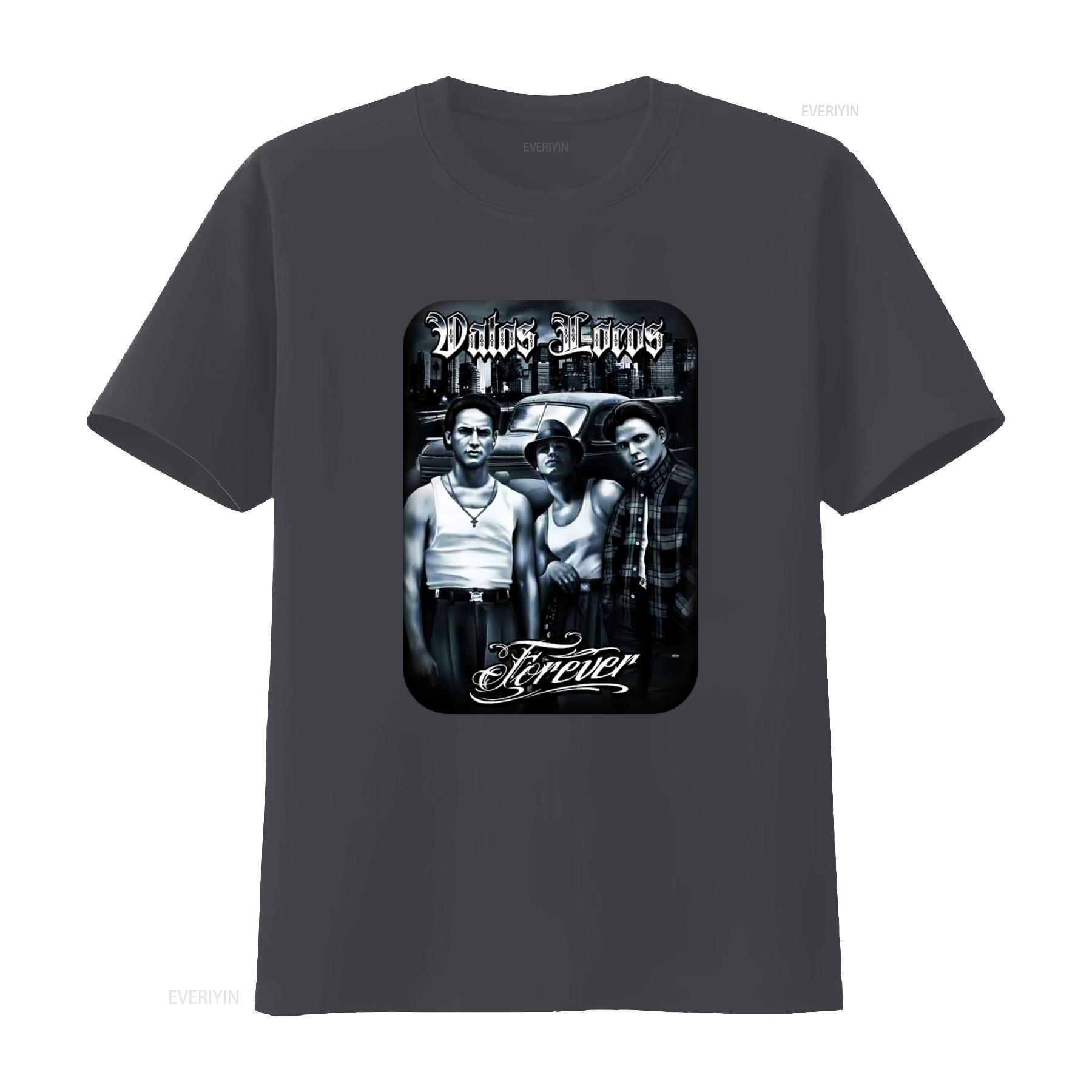 ZheXiong TEE Vatos Locos Forever Heren Zwaar T-shirt Print Op Shaka Wear Retro Gangster Stijl Stedelijke Mode vintage Gewassen man L