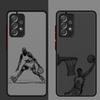 Line Basketball Star Sports Pouzdro na telefon pro Samsung Galaxy A15 A16 A22 A23 A33 A34 A42 A51 A52s A53 A54 A55 Kryt