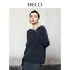 HECO Yueran Women's Wool Blend Round Neck Sweater