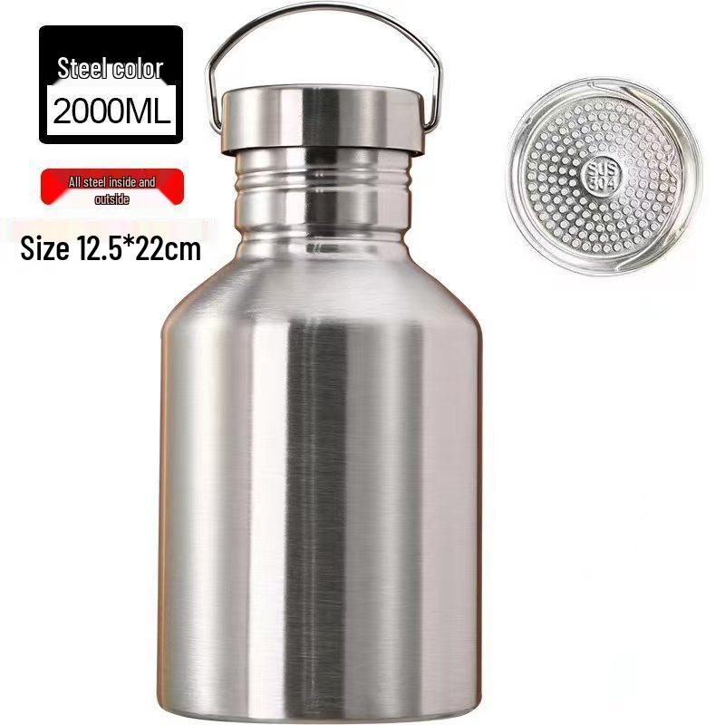 Large Capacity Drop-Proof 304 Stainless Steel Insulated Sports Water Bottle for Outdoor Activities