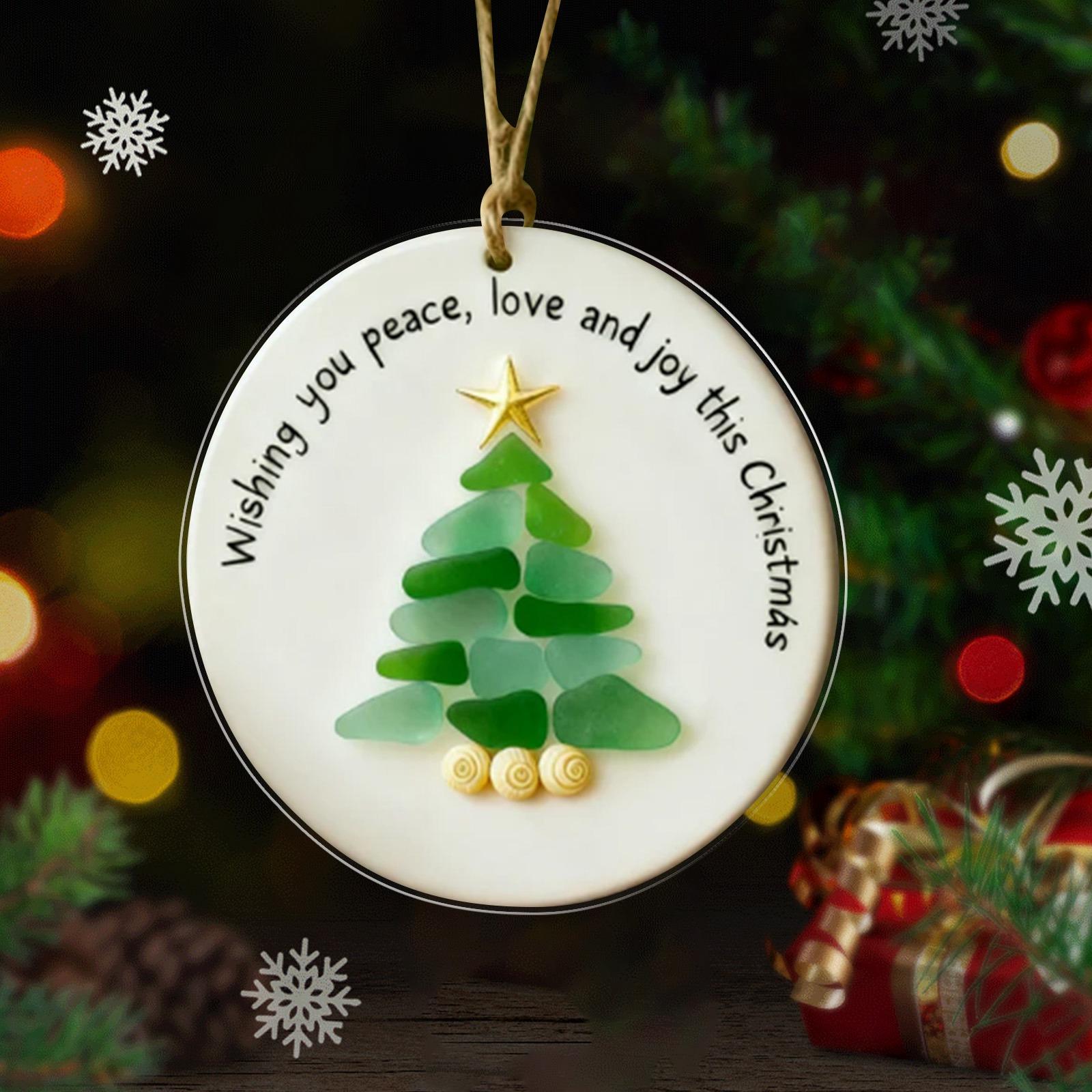 

Christmas Candy Decorations, Wooden Mint Lollipops With Red And Tree Decorations And Strings, Suitable For Christmas Trees, Crafts, And Party Gifts. One Size