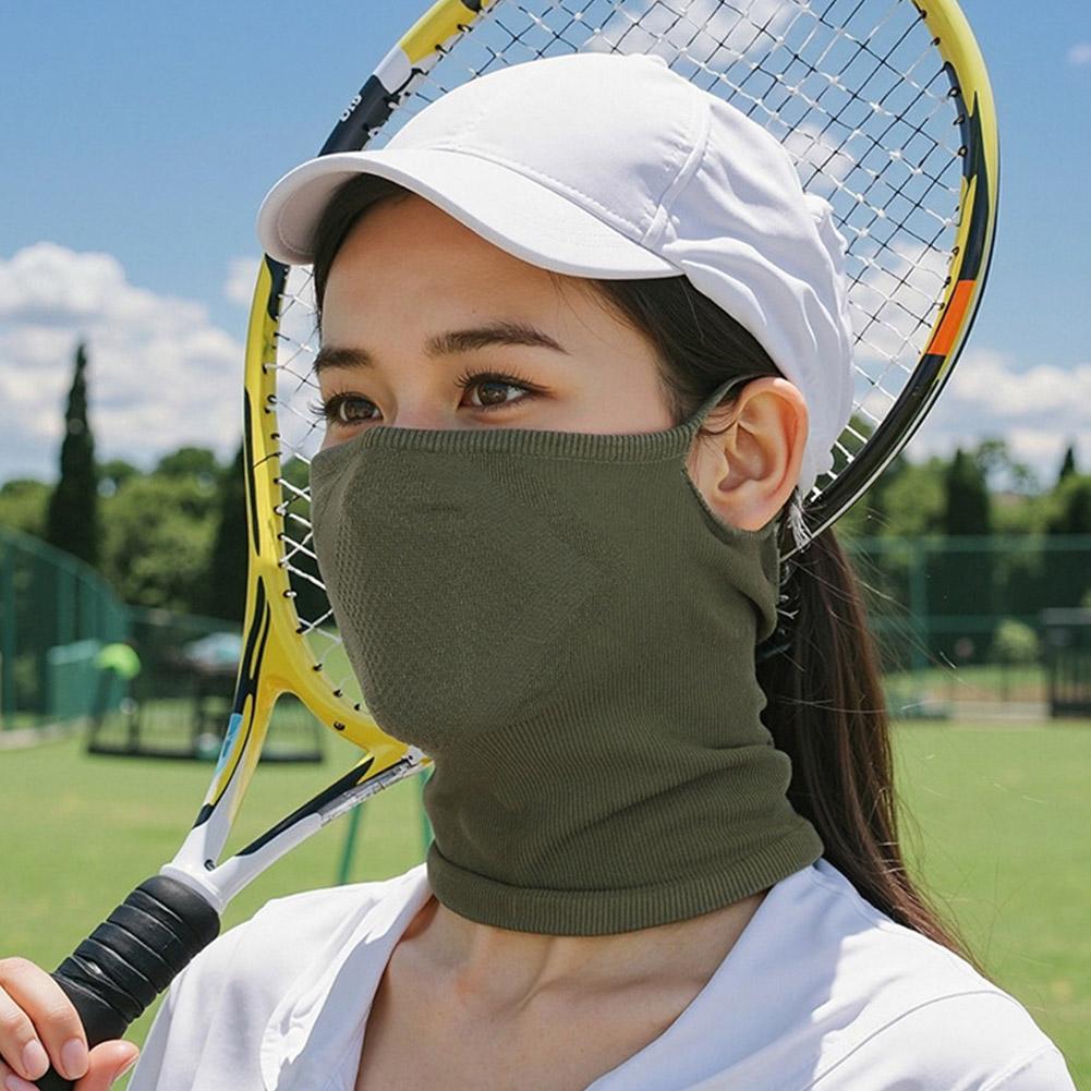 Radfahren Gesichtsmaske Schweiß absorbieren Atmungsaktiv Angeln Training UV-Schutz Halstuch Gesicht Sommer Spo H3U8
