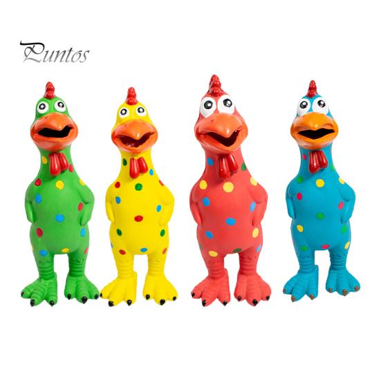 Dog Toy Pet Screaming Chicken Squeeze Sound Chew Latex Chewing Training Supplies