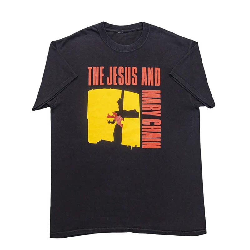 Hot The Jesus and Mary Chain Band's Alternative Rock Post-punk American Streetwear Short-sleeved Men's T-shirt