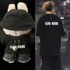 For 17Cm Labubu Clothes Kpop Star Idol Jackson Wang Same Style Clothing Labubu Dolls T-Shirt Jeans Fisherman Hat Diy Accessories
