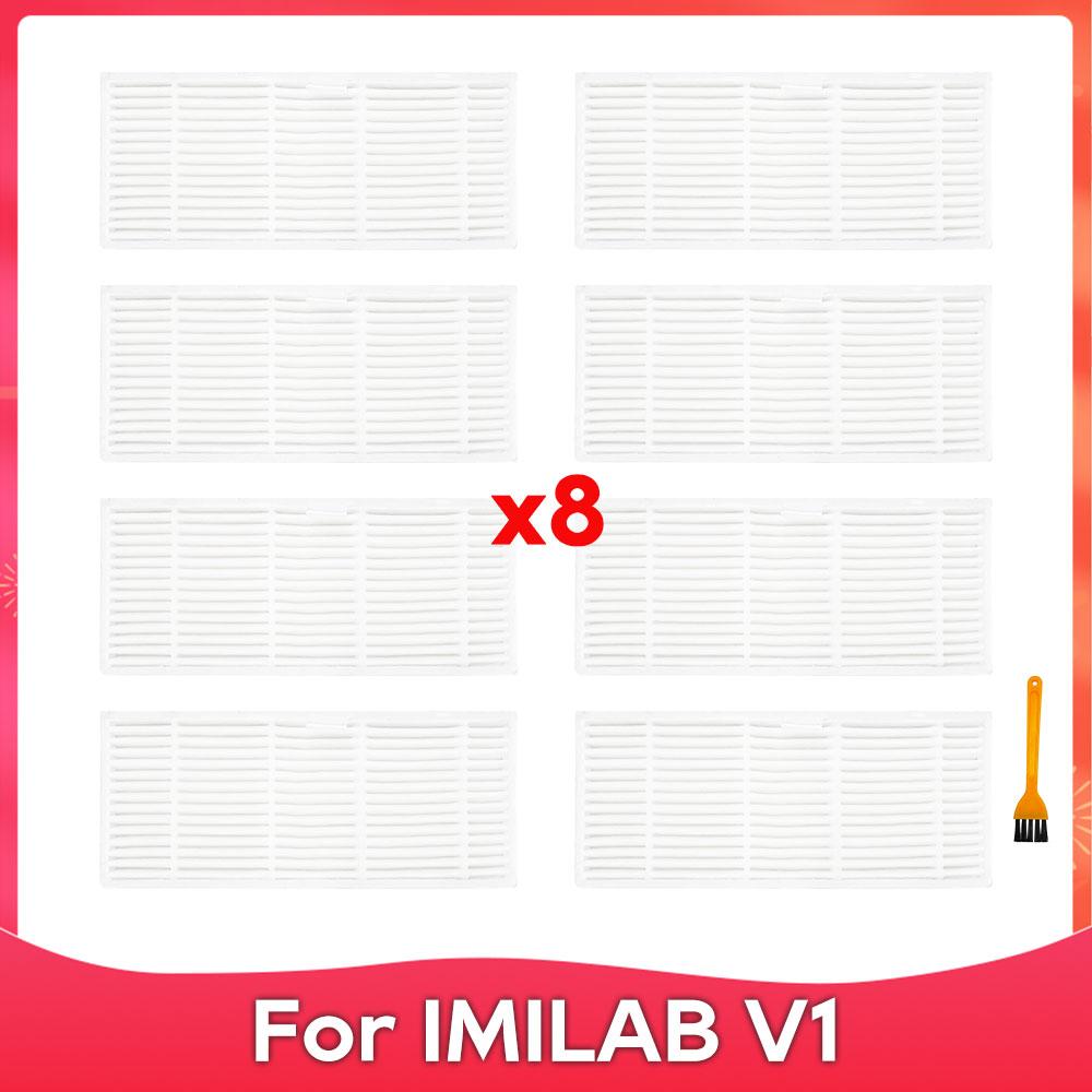 Fit For IMILAB V1 Robot Vacuum Cleaner Replacement Spare Parts Accessories Main Brush Side Brush Hepa Filter Mop Pad Dust Bag
