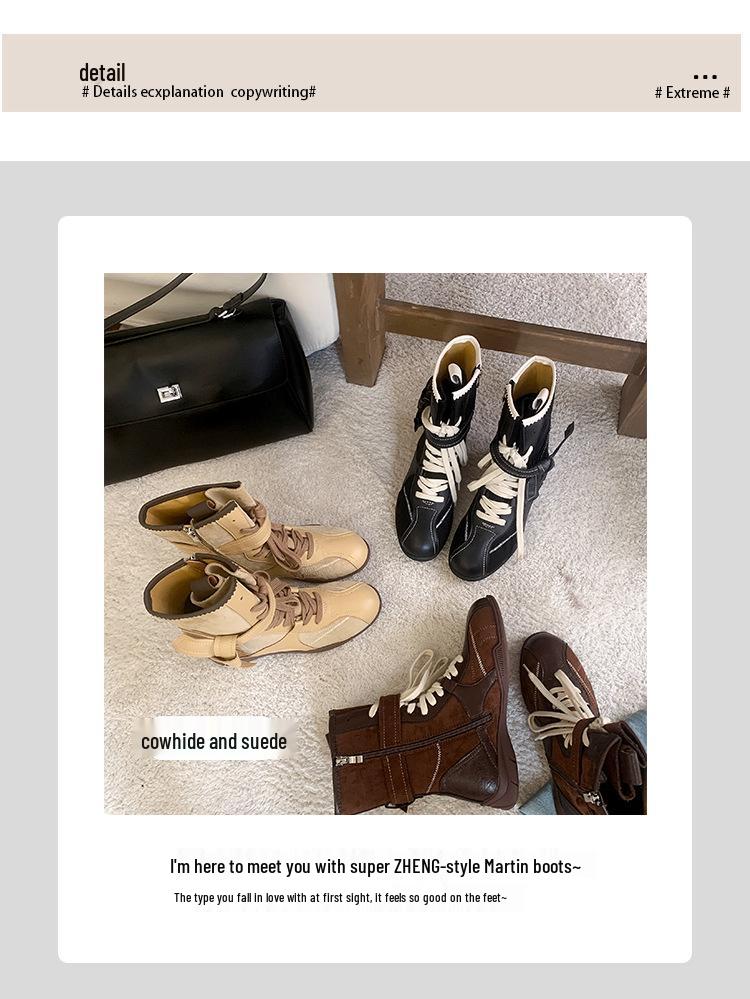 Women's Martin Mid-Calf Western Boots: 2025 Autumn/Winter Casual Sports Style by Merrell