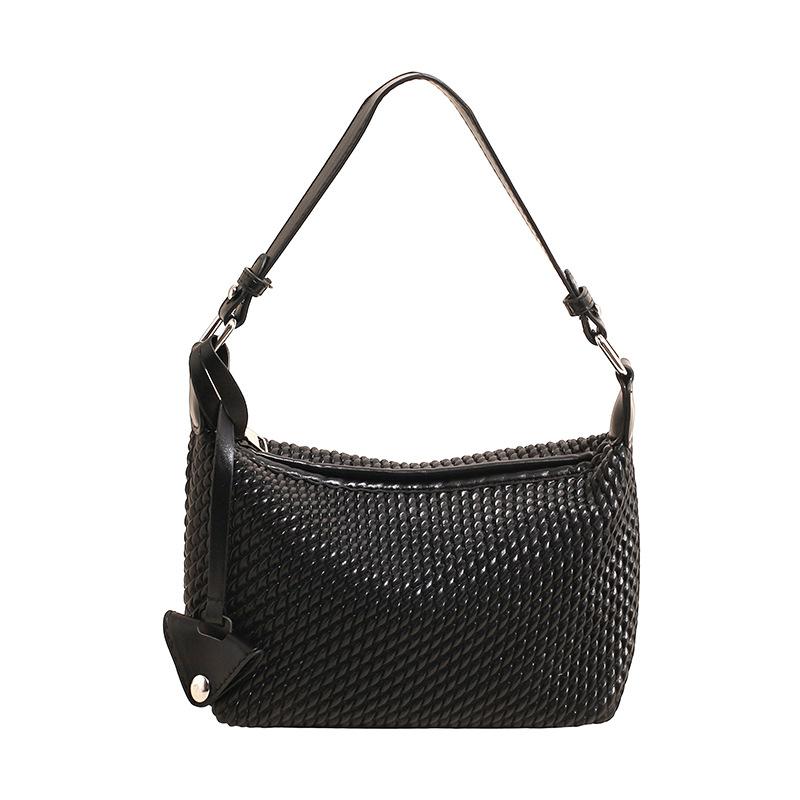 Handmade Woven Bag, Bucket Bag, Crossbody Bag for The Armpit, Commuter Shoulder Bag, Large Capacity Crossbody Bag