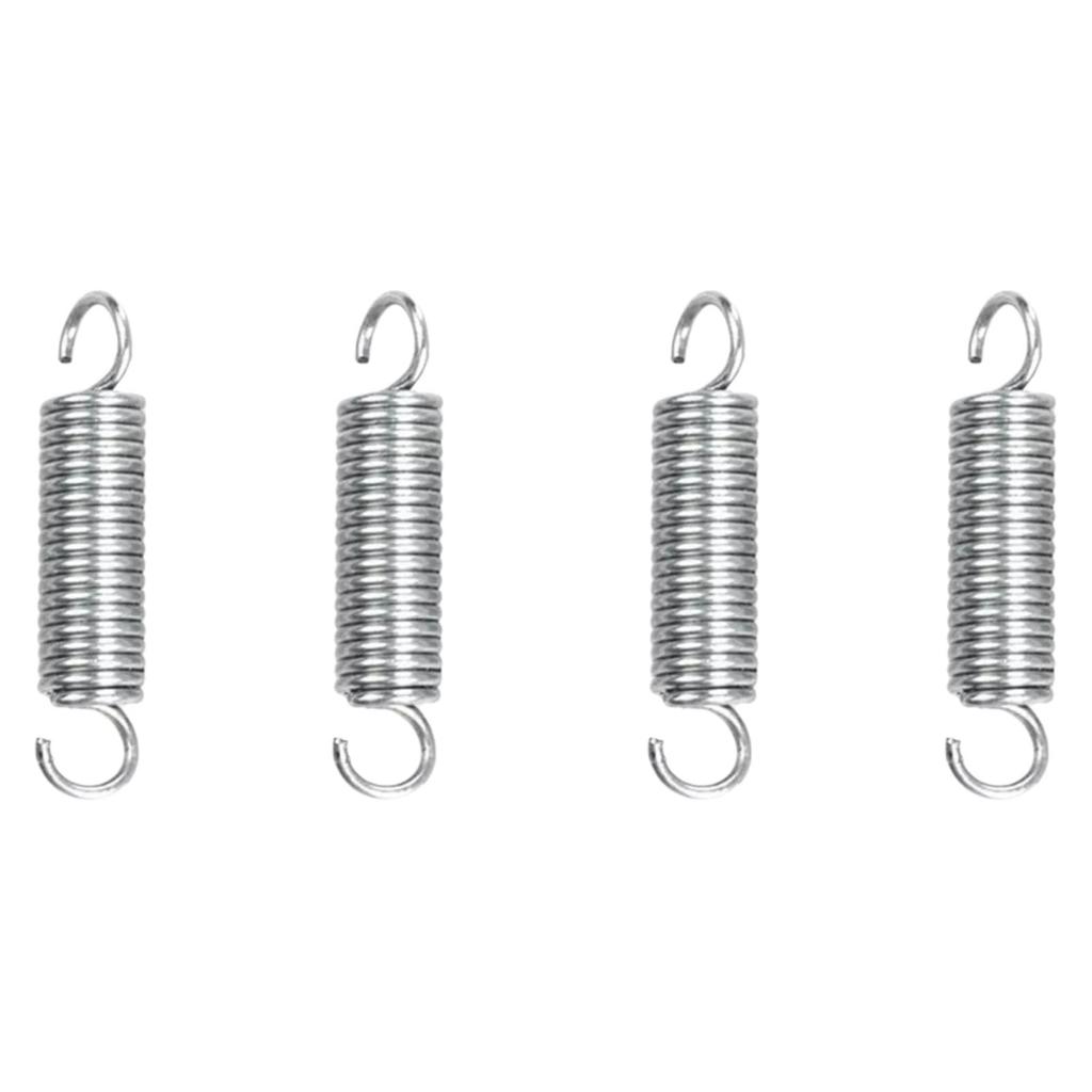 Universal Motorcycle Exhaust Pipe Springs 4pcs Set 43mm Stainless Steel