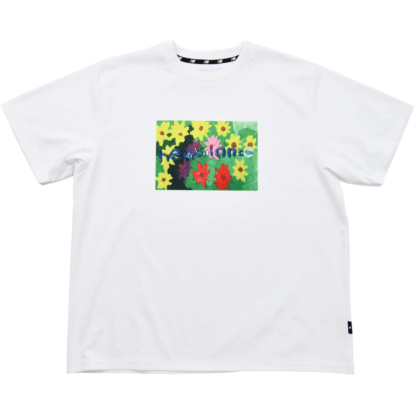 New Balance New Balance Paralym Art 9BOX T Shirts Men s White Crew Neck Moderate Straight Fit JMTL2245-WT L