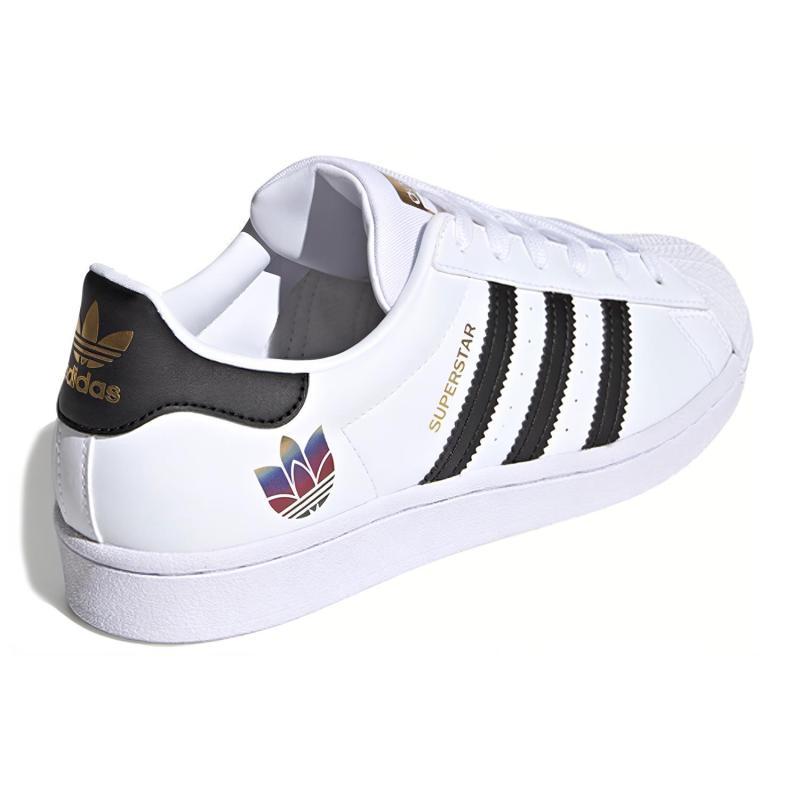 Adidas Superstar Kleeblatt Weiß Schwarz Damen Sneaker FX8543