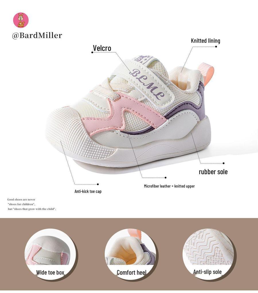 Spring 2026 Baby Shoes: Soft Sole Mesh Casual Shoes for Infant Girls and Boys