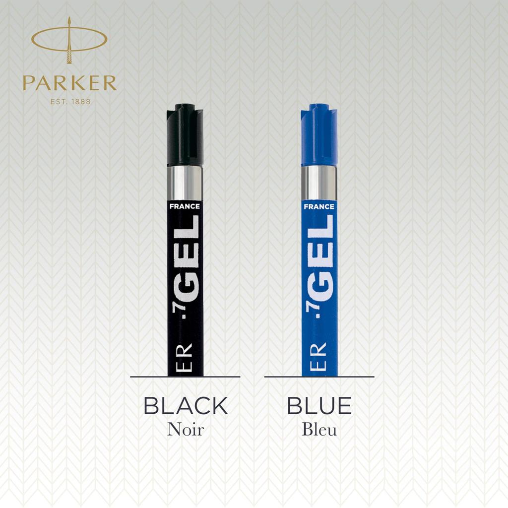 PARKER Ballpoint Pen 1 Fine Point Gel Genuine Imported 2020762 Refill, Black, piece, (F), 0.55mm, Water-based Ink, Product,