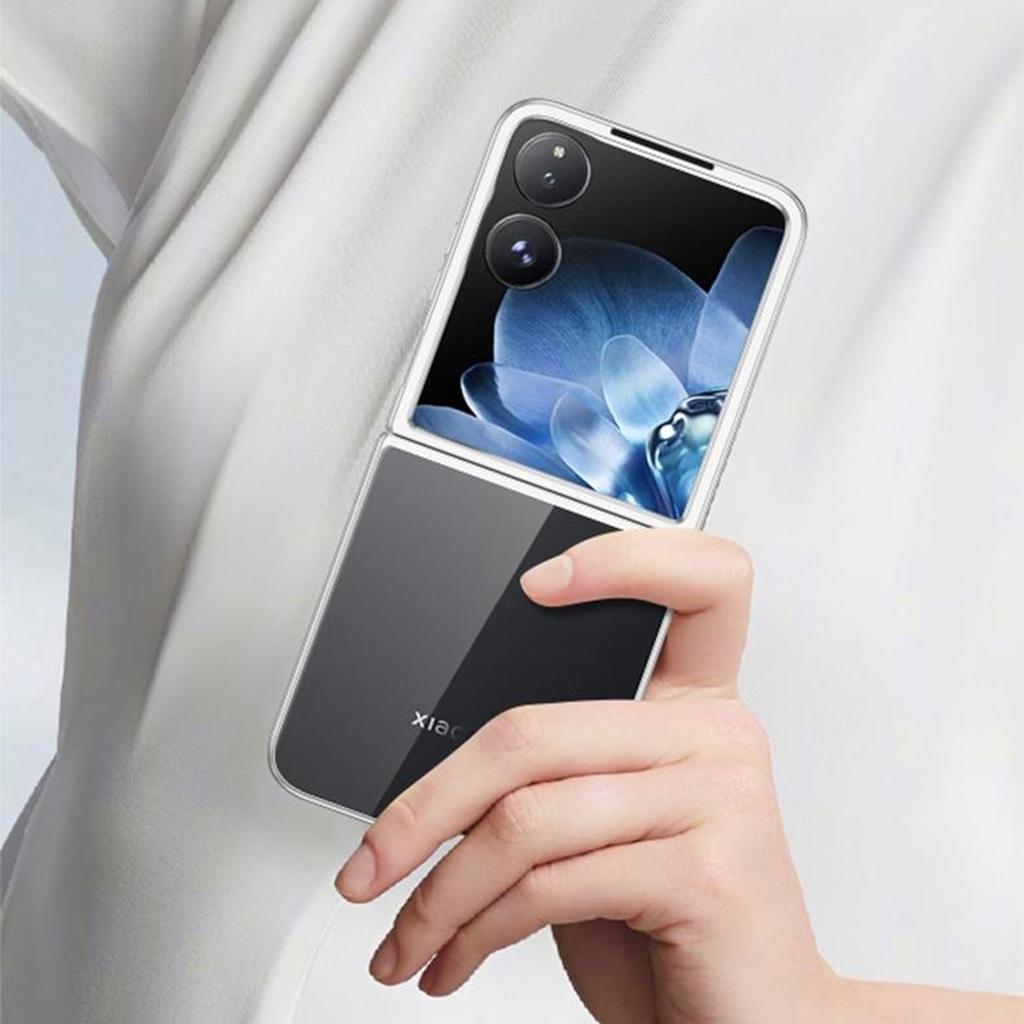 Für Xiaomi Mix Flip 5G Hülle Galvanisiert Transparentes PC Handyhülle