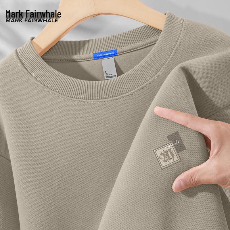 Mark Fairwhale Men's 2025 Casual Loose Fit Crew Neck Sweatshirt