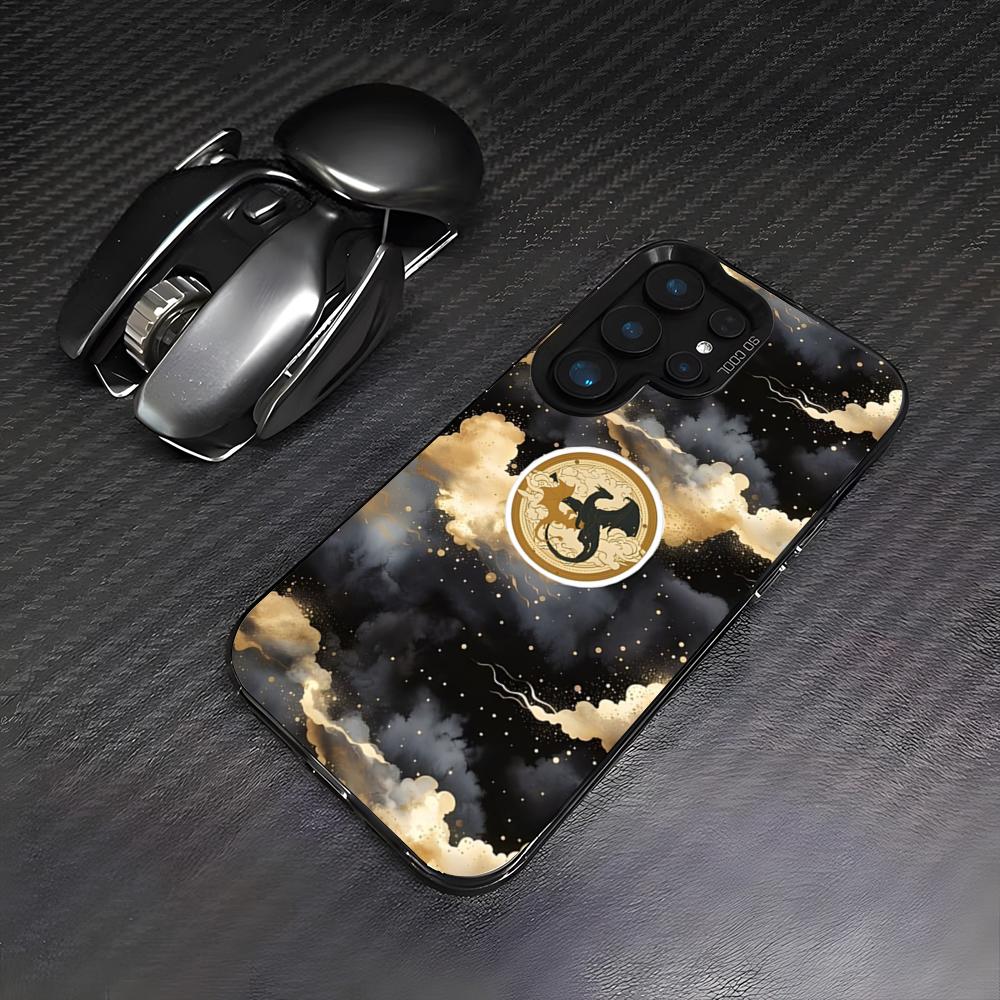 Custodia Telefono Drago Fourth Wing Per Samsung A25 A33 5G A54 A36 A35 A56 A52 A14 Colorata Antiurto