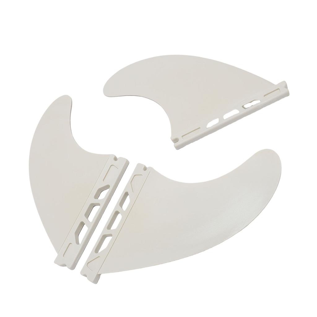 Surfboard Fins Set of 3 Sturdy PVC   for Longboard Shortboard Stand Up Paddle Board