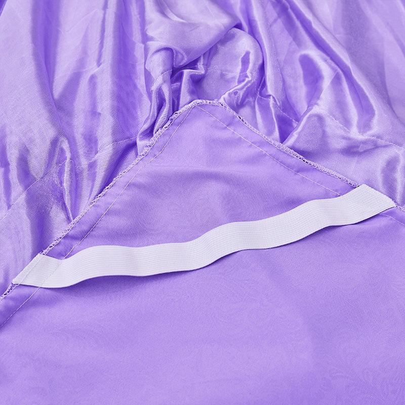 3pcs Bed Skirt Set (Bed Skirt * 1+pillowcase * 2, Without Core),Solid Color Double-Layer Lace Bed Sheet Bedspread, All Season Universal Bedding Set