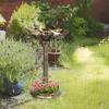 Antique Bird Bath with Planter Pedestal Birdbath Bowl, Bronze