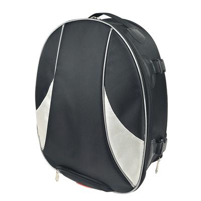 Bolsa trasera expandible para motocicleta, impermeable, multifuncional, para casco, mochila para deportes al aire libre, bolsa universal para asiento trasero de 28 l