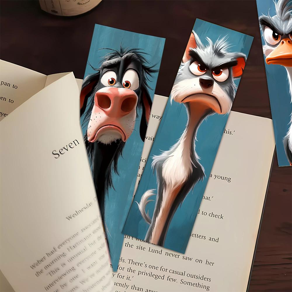 32 pièces, Marque-pages Animaux en colère, Saison de la rentrée scolaire, Noël, Halloween, Convient aux enseignants, aux lecteurs et aux anniversaires.