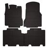 Dywaniki Samochodowe Gumowe Do: Mercedes A V168 Hatchback (2001-2005) - Czarne, Dopasowane