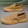 Trend Designer Men's Suede Leather Loafter Platform Leisure Monk Strap Shoes Male Walking Dress Wedding Footwear Zapatos Hombre