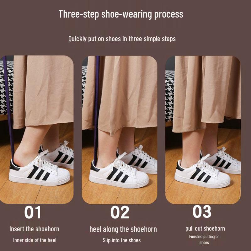 Extra Long Magnetic Shoehorn for Elderly & Pregnant Women – Easy Shoe Lifter & Handle