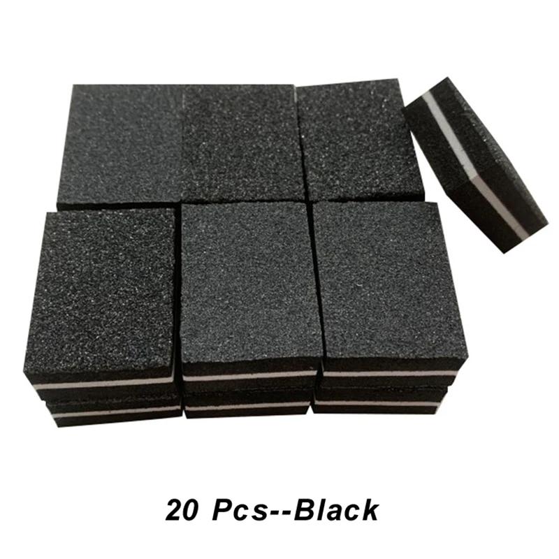 10/25/50Pcs Colorful Mini Nail Files Acrylic Nails Double Side 100/180 Grit Emery Boards For Professional Manicure Pedicure Tool