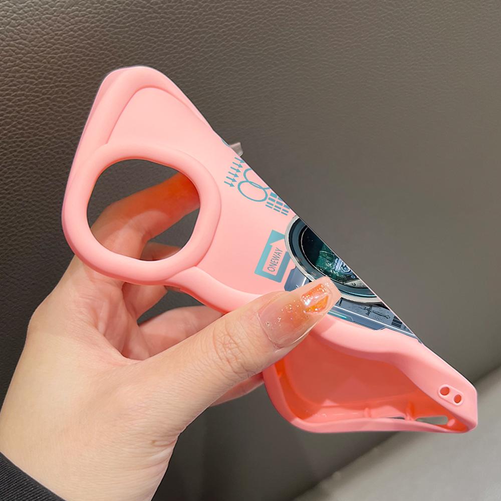 Astronaut Pattern Phone Cover for iPhone 11 12 13 14 15 Pro Max 6 6S 7 8 Plus Xs Wave Edge Shockproof Protective Rubber Case