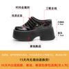 Pantoufles d'été pour femmes 2025 nouvelles pantoufles à plateforme à motif crocodile à porter chaussures simples pour femmes de couleur unie