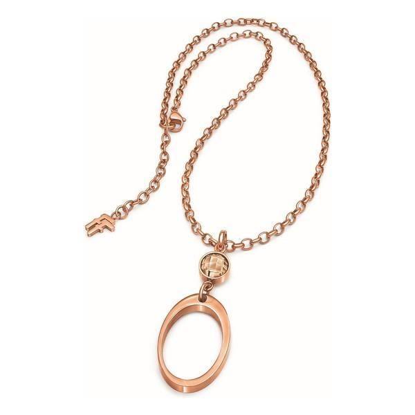 Collier Femme - Folli Follie - 3N15T002RS - Acier inoxydable - 45 cm - Couleur Rosé