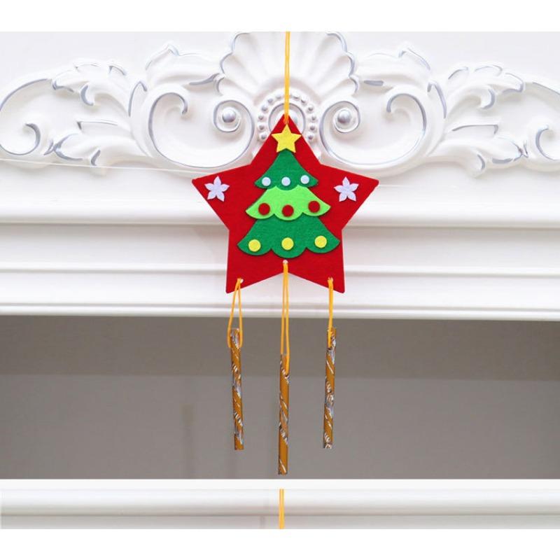 

Рождественский подвесной колокольчик своими руками для детского сада, развивающая игрушка, небольшой подарок, подарочный приз, украшения, принадлежности five star