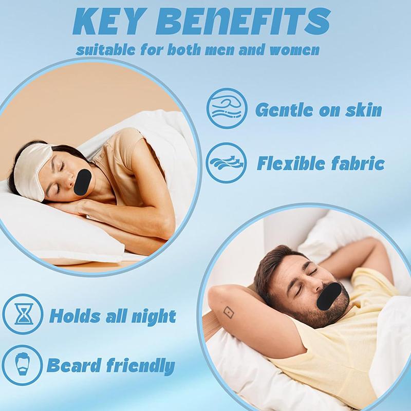 30Pcs Anti Snoring Sleep Mouth Tape Best Breathing Nasal Strips Medical Grade Improved Sleeping Keep Mouth Close Prevent Snoring