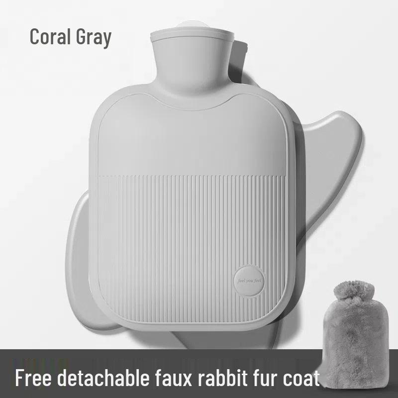 Women's Hot Water Bottle: Warm Compress for Belly - Available In Large & Small Sizes for Hand and Body Warmth