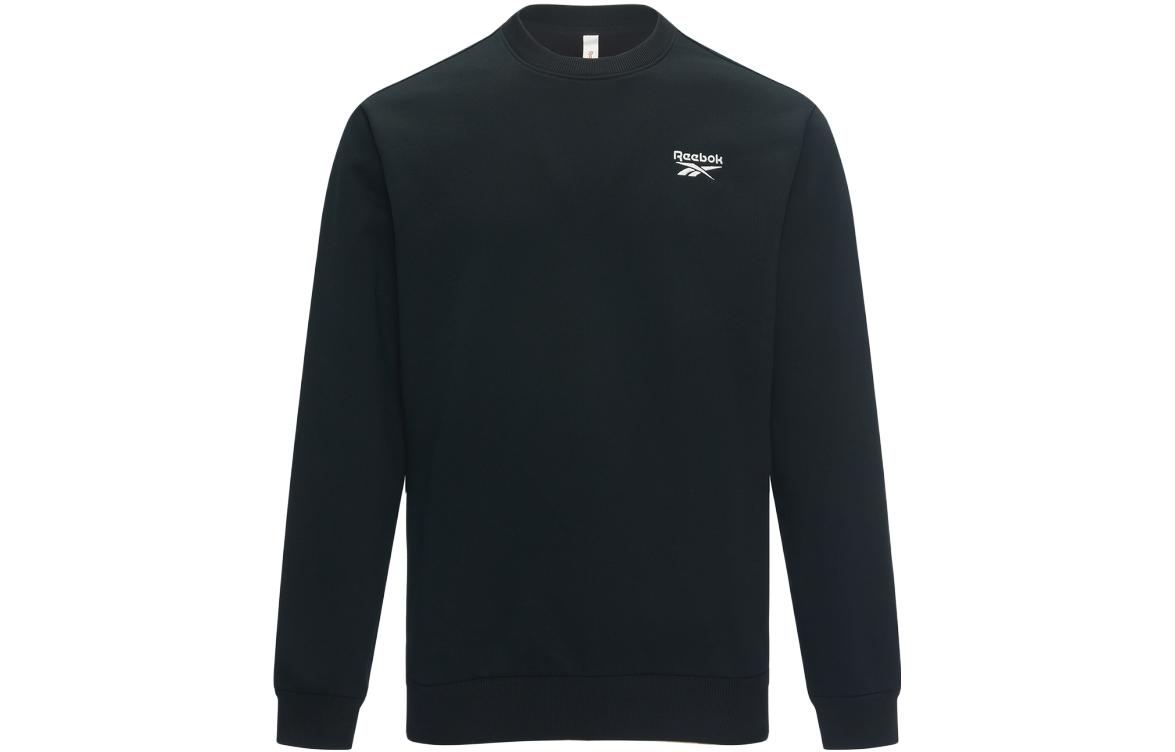 Herren Reebok Sweatshirts Unisex Schwarz Rundhalsausschnitt Moderat Regular L black