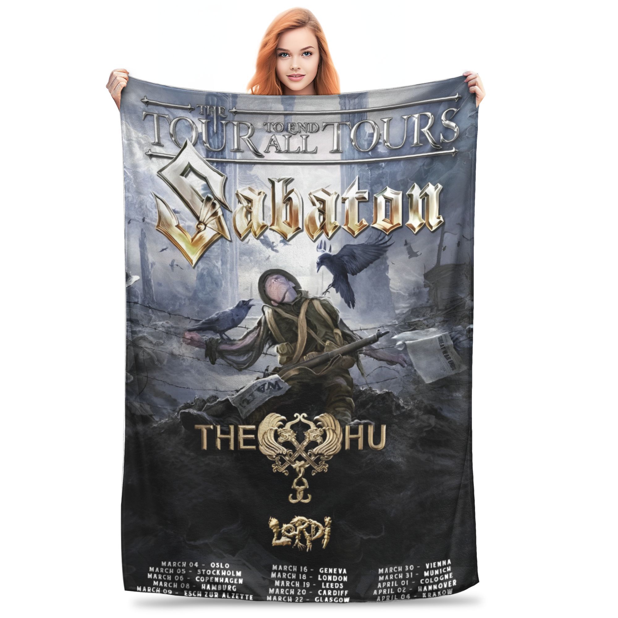 

Плед Black Sabbath The War To End All Wars для дивана, пушистый, мягкий, плюшевый, разных размеров, покрывало на все сезоны 30x40in