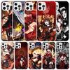 Date A Live Tokisaki Kurumi Soft Cover for iPhone 16 17 Air 15 14 Pro Max 16E Phone Case 13 Mini 12 11 7 SE 8 Print Pattern Fit