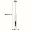 Delicate Cordless Milk Foams Maker 3 Mode Rechargeable Whisks For Cappuccinos Matchas Easy Cleaning Kitchens Gadget