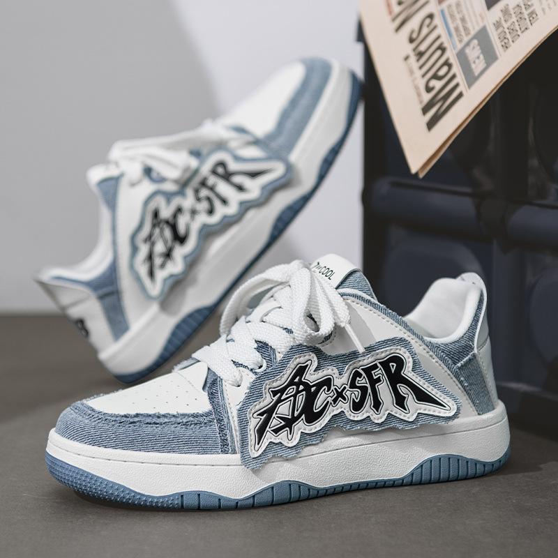 New Men's Niche Hip Hop American Skateboard Versatile Trend Board Shoes Going Out Retro Fashion Youth Casual Trend Shoes