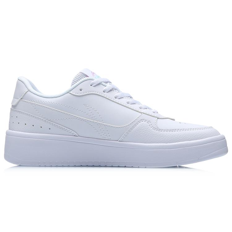 Li Ning Skateboard Shoes Women's Low Top White AGCR198-1