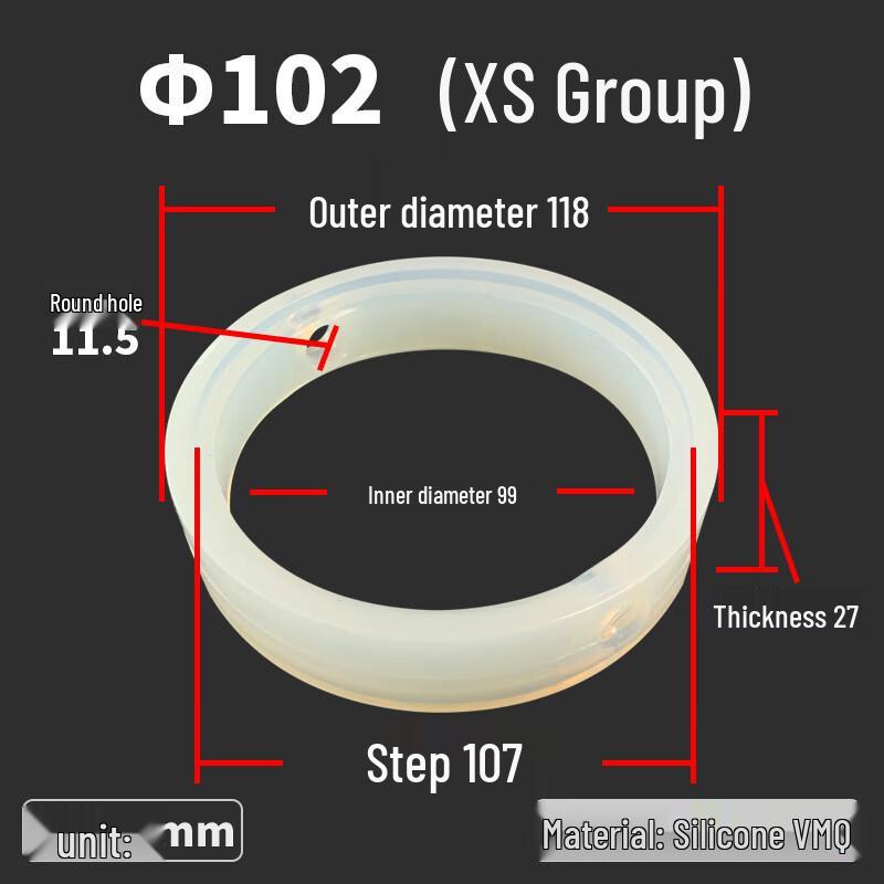 Quick-Install Butterfly Valve Seal Ring Φ102