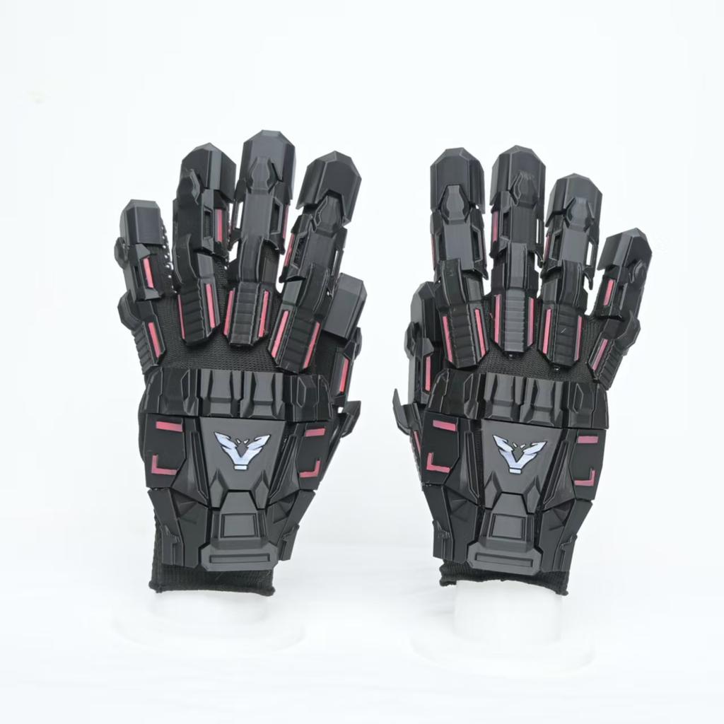 Guantes Mecánicos Tácticos de Impresión 3D Estilo Punk Mech Armadura de Ciencia Ficción Guanteletes Flexibles Usables Props para Juego de Rol Cosplay CS