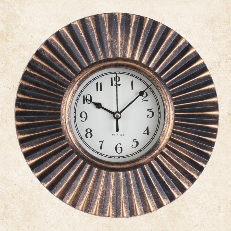 

Тихий настінний годинник Креативний модний домашній годинник для вітальні Тривимірна форма квітки Простий настінний годинник 25CM [style] 6