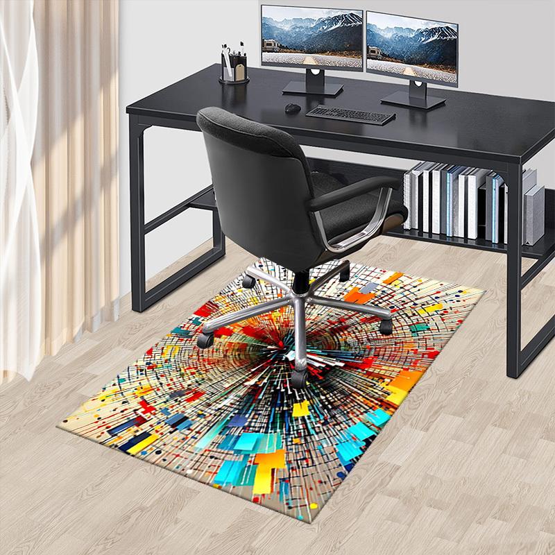 

1pc Anime Cartoon Design Office Chair Mat - Festival Gift, Universal for All Seasons - Suitable for Home Decor, Living Room, Bedroom, Game Room - Non- 60cm by 90cm