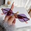 New Rhinestone Half Frame Sunglasses Exaggerated Color Diamond Glasses Sunglasses Women90306-1