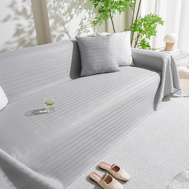 Hjem Sofa Matte Pledd Sommer Is Silke Sofa Håndkle Camping Piknik Teppe Deksel Sofatrekk