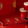 6PCS/SET Thickened New Year Red Envelopes Bronzing Good Lucky Red Packets  New Year Greetings