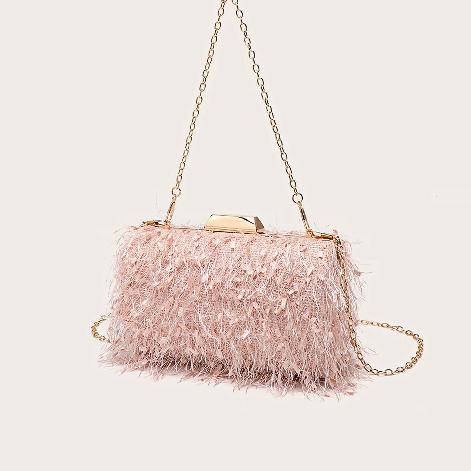 

Женская роскошная дизайнерская вечерняя сумочка с кисточками, клатч через плечо, свадебная вечеринка, квадратные сумки, сумка на цепочке